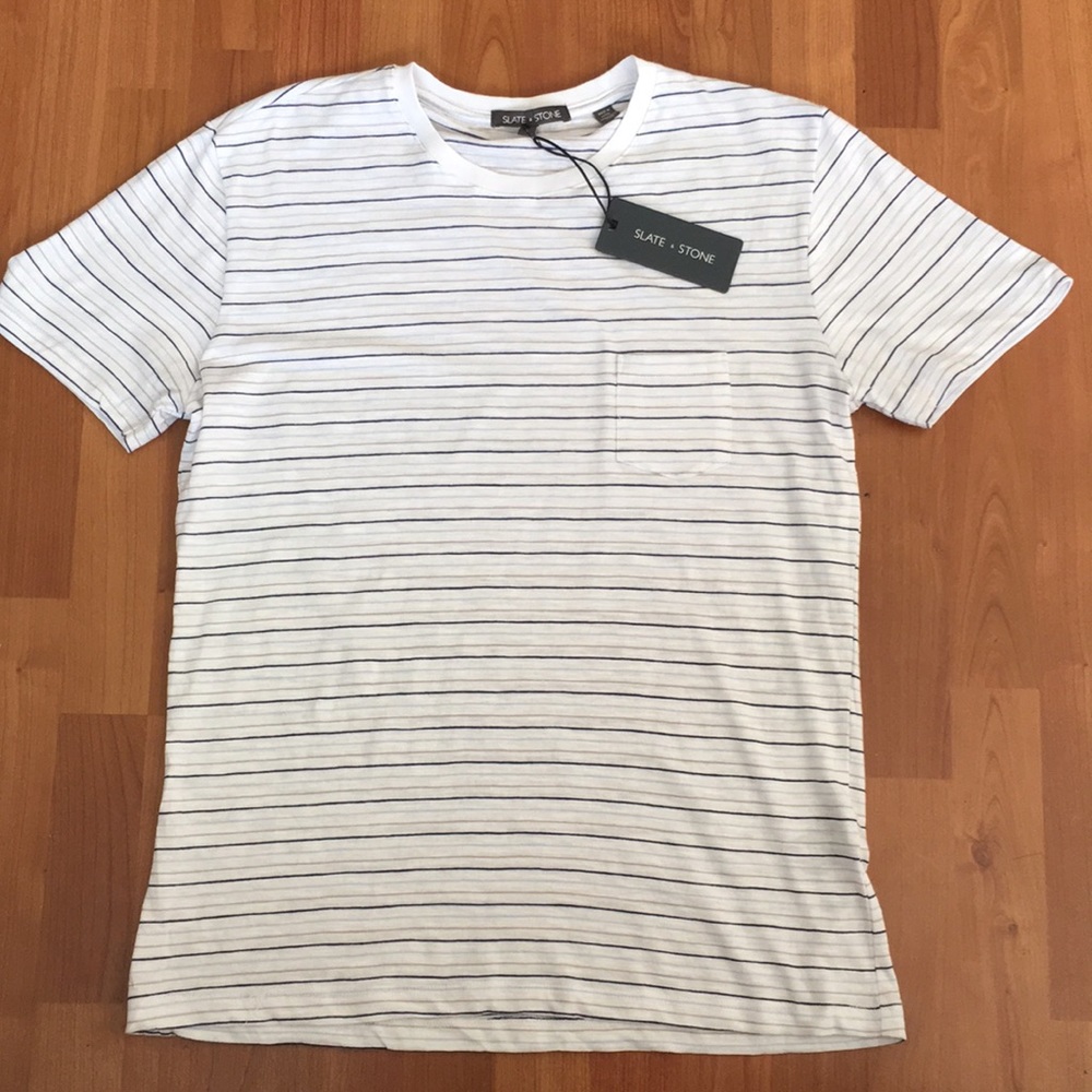 👕 Nwt Slate & Stone Mens Large L Crewneck T-Shirt